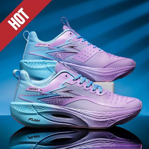 Buty Do Biegania PłYta WęGlowa Specjalistyczne Maraton MęSkie Sportowe OddychająCe Lekkie Damskie Wygodne Atletyczne AntypośLizgowe Trampki 35-image