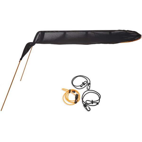 Toldo Para Sombrilla En Canoa, Barco Y Kayak Para Una Sola Persona Negro-image