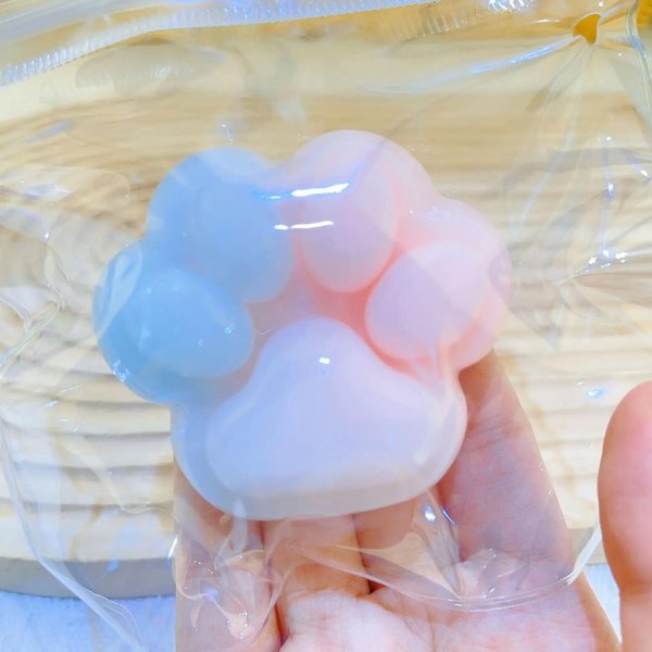Symulacja Kocia ŁApa Squishy Fidget Toy Urocza Kocia ŁApa Silikonowa Powolny PowróT ŚCiskanie Zabawka OdstresowująCa Zabawka Wentylacyjna Do Uwalniania Stresu-image