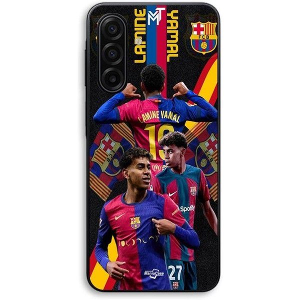 Funda Para Samsung Galaxy A17 Lamine Yamal Fc Barcelona Fondo De Pantalla Maniacase Negro-image