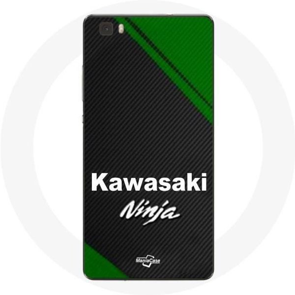 Funda Para Huawei P8 Lite Logo Kawasaki Ninja-image