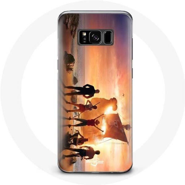 Funda - Maniacase - Samsung Galaxy S8 - Flexible - Negra - One Piece PóSter Tripulaciones Temporada 1-image