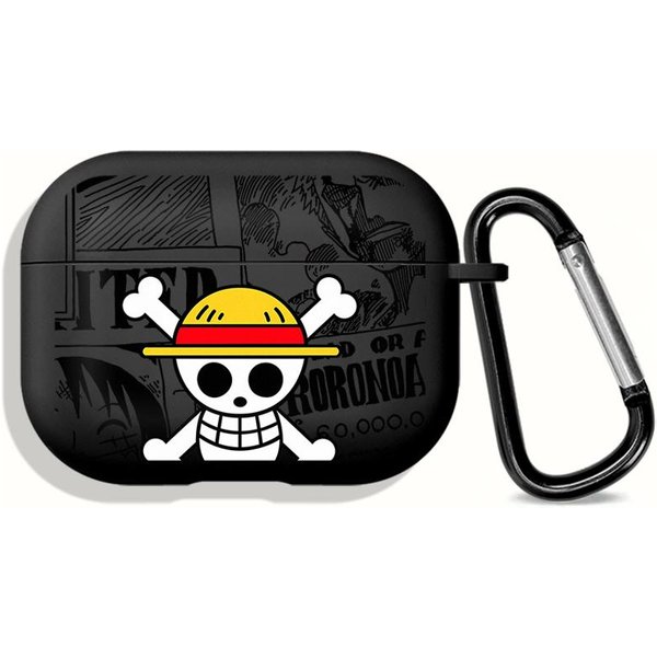 Etui Na SłUchawki Pokrowiec Case Dla Airpods 4 Pro 3 1 Pro2 2 Pro3 Ones KawałKi Fajne For Airpods 1 Black-image