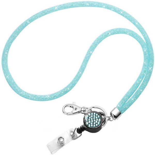Porta Credenciales Lanyard RetráCtil Lanyard Para IdentificacióN Etiqueta Con Nombre Tarjeta Porta Credenciales Carretes Cadena Clips Cuerda Para Colgar Llavero Correa Para Collar-image