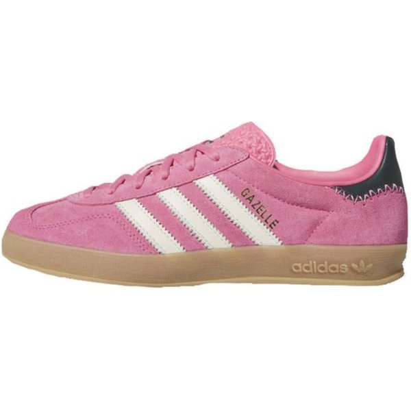 Adidas Gazelle Indoor Tono Rosa Verde Universitario Zapatillas De Mujer Rosa Blanco Roto JI2014 39⅓ Pink-image