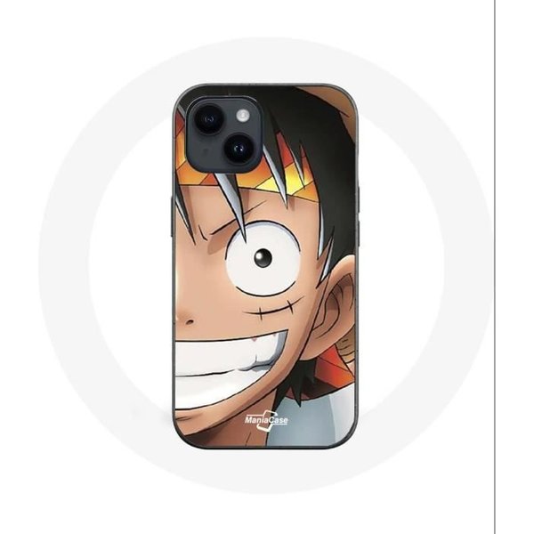 Funda Para Iphone 14 - Maniacase - One Piece Manga Luffy - Flexible - Negra - Mixta-image