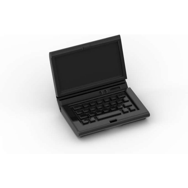 MOC 10 Sztuk 62698 Zestaw KlockóW Budowlanych NarzęDzie Komputer Laptop 18659 Akcesoria Biurkowe Klocki Zabawki CząStkowe Prezent Urodzinowy Dla Dziecka Black-image