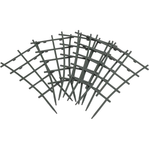 6 Piezas Enrejado Para Plantas De Interior Alto PequeñO Apilable Soporte De PláStico Para Plantas Trepadoras En Maceta-image