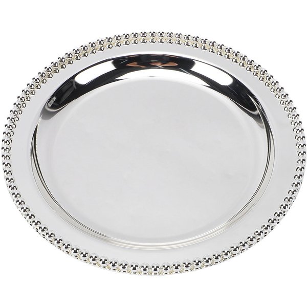 Plato Redondo Para Tarta De Metal Europeo Soporte Vintage Para Postres Bandeja Para Servir Para El Té De La Tarde DecoracióN De Banquetes De Boda-image