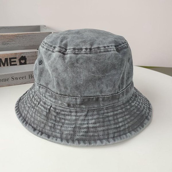 DużA Czapka Bucket Hat Plus Size Dla MężCzyzny Czysta BawełNa Kapelusz Panama Rybacki KoreańSki MężCzyzna Kobieta 59Cm 60Cm 62Cm 63Cm Kobieta Pan Praktyczne Zastosowanie XXL 63-64Cm Szary-image