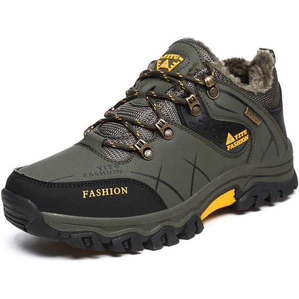 Zamszowe MęSkie Buty GóRskie Outdoor Trail Trekkingowe Trampki MęSkie AntypośLizgowe OddychająCe Buty Do Wspinaczki MęSkie Buty Do SportóW GóRskich 43-image