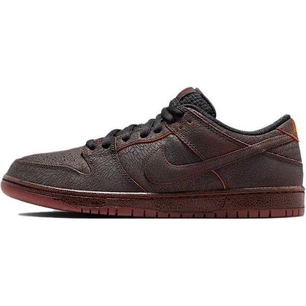 Nike Dunk Low SB Krampus Sneakersy Unisex Szary Ciemnoszary PomarańCzowy Ogniskowy HV1668-001 41 Black-image