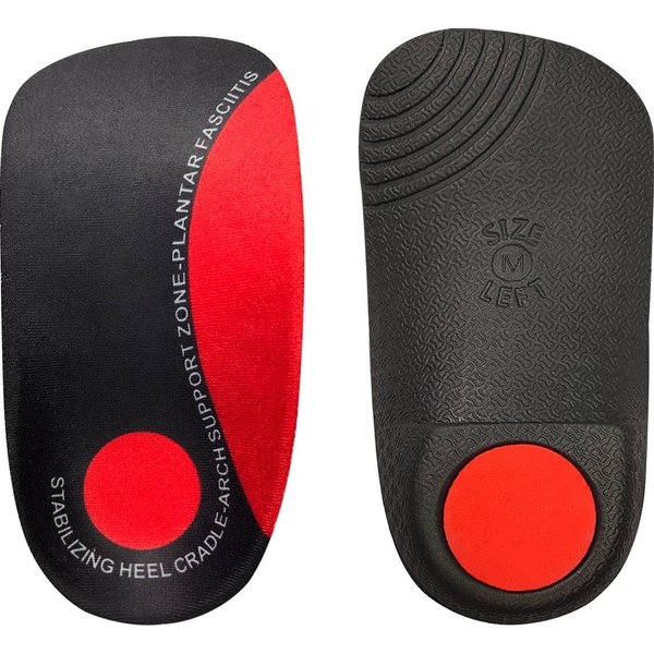 Plantillas OrtopéDicas Para Pies Planos Severos De 3/4 Pulgadas, Plantillas OrtopéDicas Para Soporte De Arco, Suelas Para Zapatos, Dolor De TalóN, Fascitis Plantar, Hombres Y Mujeres. S EU 35-38 Rojo-image