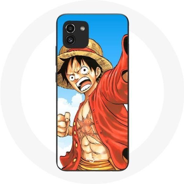 Funda Para Samsung Galaxy A03 Manga One Piece Luffy Anime-image