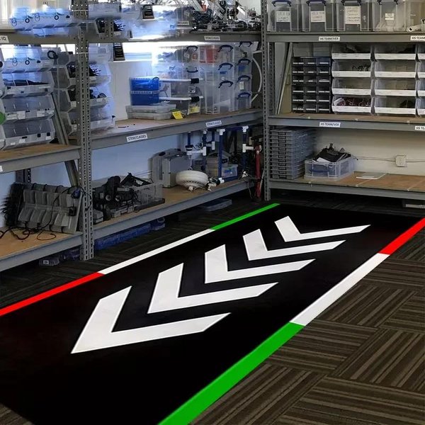 Dywan Do GarażU Motocyklowego Odporny Na Olej Odporny Na ZużYcie Mata Wystawowa WykłAdzina PodłOgowa Do Korytarza I Sypialni WystróJ Domu 60X150Cm 24X59Inch-image