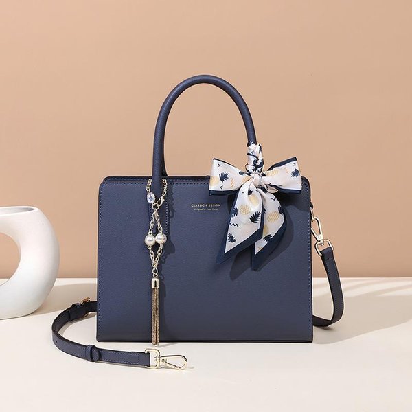 OtoñO E Invierno Nuevo Bolso De Madre Bolso Tote Para El Trabajo Nicho Cuero Textura De Alta Calidad Gran Capacidad Bolso Bandolera 265Mm*205Mm*115Mm-image