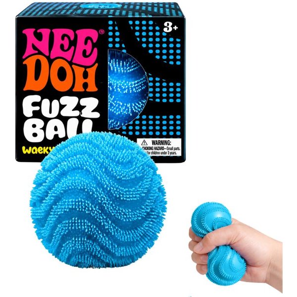 Schylling Nee Doh Kula Fuzz Fala PudełKo Niespodzianka Sensoryczna ŚCiskana Zabawka Antystresowa Fidget-image