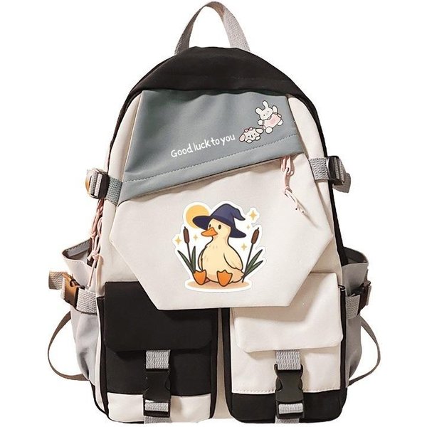 Gęś Anime Cosplay Plecak Uczniowie Torba Szkolna KreskóWka Torba Na KsiążKi Laptop Plecak PodróżNy Outdoor Prezenty Dla Dzieci-image