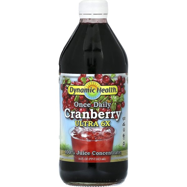 Dynamic Health, żUrawinowy Ultra 6X, 16 Uncji PłYnu (473 Ml)-image