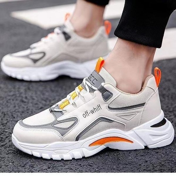 Zapatos De Moda Nuevos Para Verano Para Hombre Zapatos Casuales De Suela Gruesa Zapatos De Papá De Moda Transpirables Malla Para Correr Zapatos Deportivos Para Hombre 44-image