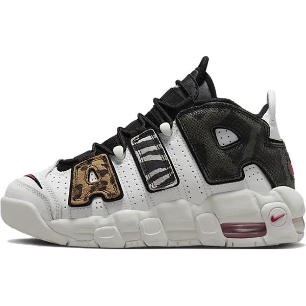 Nike Air More Uptempo Tunnel Walk GS DZ4843-100 38.5 Black-image