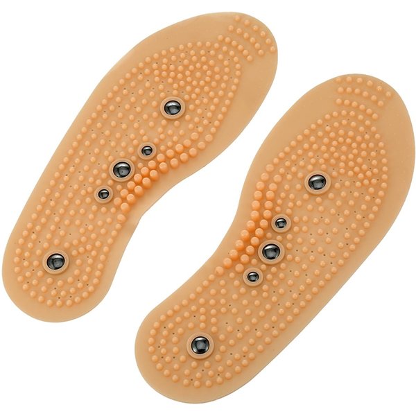 Almohadillas Confort Para Zapatos Terapia MagnéTica ImáN Cuidado De La Salud Plantillas Masaje Para Pies (3540(CN))-image
