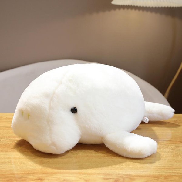 40/50 Cm Kawaii Manatí Peluches Vaca Marina Juguetes De Peluche Realistas Rellenos Animales Marinos Dugongo MuñEcos Suaves Regalos Educativos Para NiñOs 50Cm-image