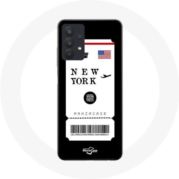 Funda - Samsung - Galaxy A32 5G - Billete De AvióN Nueva York - Flexible - SintéTica-image