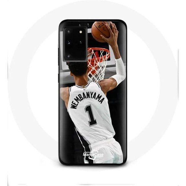 Funda - Maniacase - Samsung Galaxy S11 Plus - Victor Wembanyama - Negro - Flexible Negro-image
