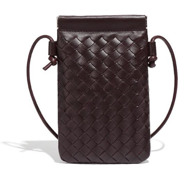 Bolso Vertical Mini Monedero Para TeléFono MóVil, PequeñO Y Ligero, Bolso Bandolera De Hombro ÚNico Para Mujer, Moderno Y Casual, Bolso Tejido A Mano Gray-image