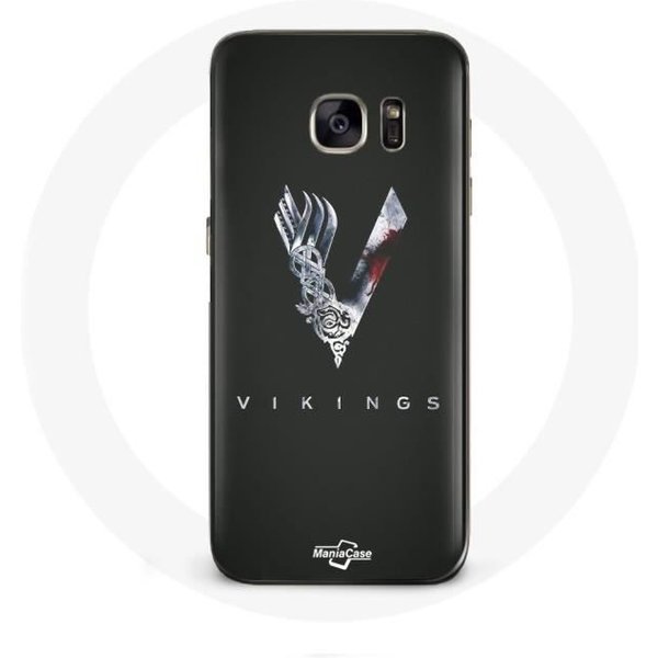 Funda - Vikingos - Samsung Galaxy S7 - RíGida - ProteccióN - Logo Espada Gris-image