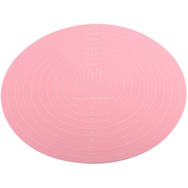 Alfombrilla De Silicona Resistente Al Calor Para Hornear Con Medidas Alfombrilla Antiadherente Para ReposteríA Para Estirar Masa White-image