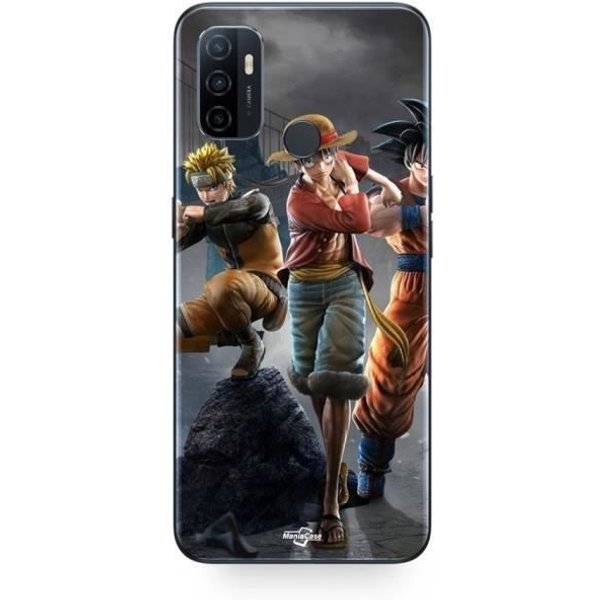 Funda Oppo A32 Sangoku Naruto Luffy One Piece Dragon Ball Z 3D Anime Manga Maniacase-image