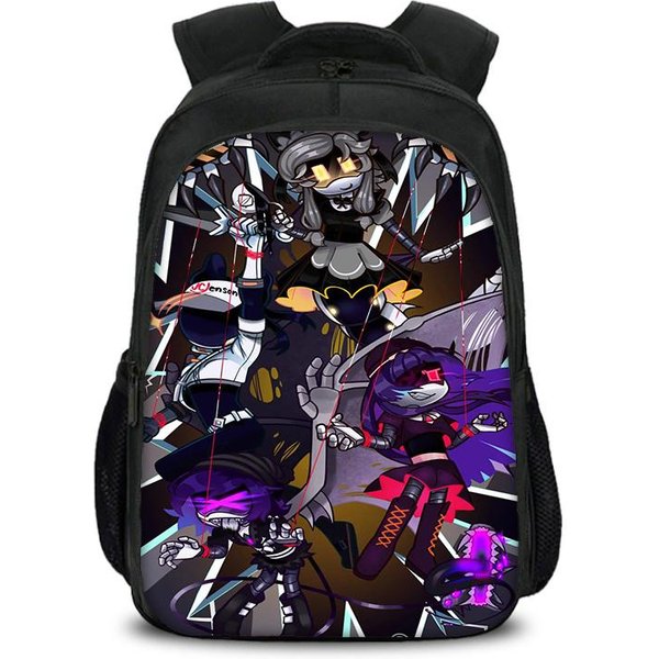 Mochila De Doble Capa Murder Drones Duradera, Moderna, VersáTil, Gran Capacidad Dibujos Animados NiñO Y NiñA CumpleañOs Mejor Regalo-image