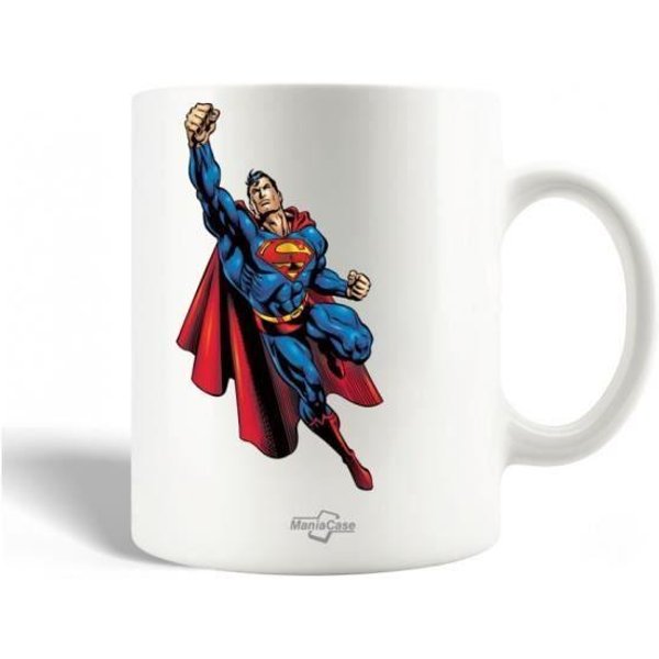 Taza - Superman - CeráMica - 30Cl - Blanco - Apto Para Lavavajillas-image