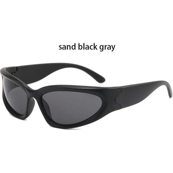 Y2K Klasyczne Punkowe Okulary PrzeciwsłOneczne Wrap Around Klasyczne Okulary PrzeciwsłOneczne Kobiety MężCzyźNi Premium Designerskie Okulary PrzeciwsłOneczne Stylowe Sportowe Okulary Ochronne UV400 Okulary-image