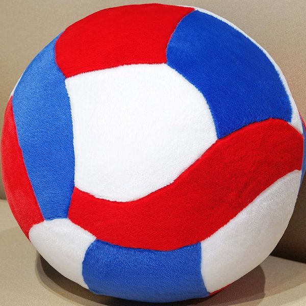 Nowe Zabawne Realistyczne Pluszowe Zabawki Siatkarskie Wypchana PełNokolorowa Lalka MięKka Poduszka Dekoracja Domowa Oparcie Sofy 20Cm-image