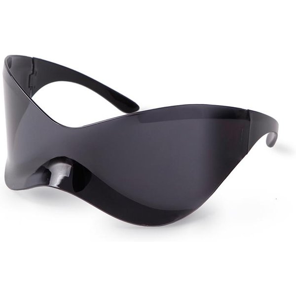 Oversize Sportowe Punkowe Okulary PrzeciwsłOneczne Wrap Around Y2K Damskie Okulary PrzeciwsłOneczne Srebrne JednoczęśCiowe Bezramkowe Okulary Trendowe Odcienie MęSkie Okulary PrzeciwsłOneczne As Picture-image