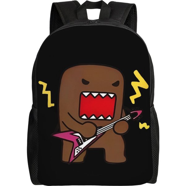 Meme Domo Kun Plecak Nastolatka WytrzymałY Plecak Ucznia Na Wycieczkę Pieszą Lalka Anime Codzienny Plecak Dla MężCzyzn Kobiet Torby Z Tkaniny Na Laptop Brown-image