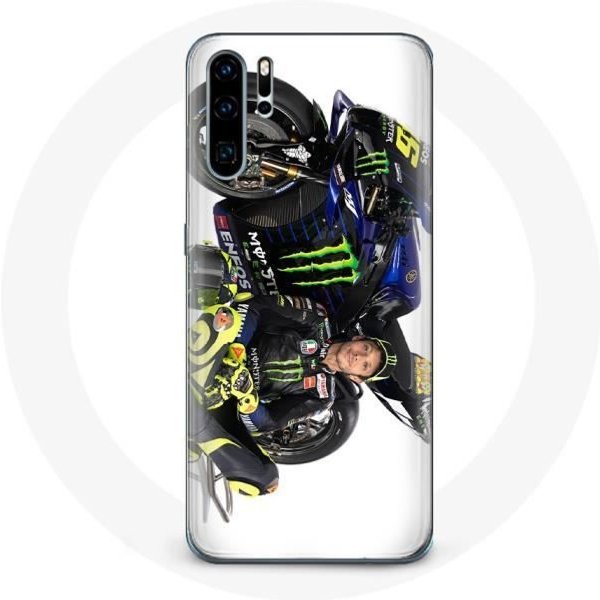 Funda Huawei P30 Pro Valentino Rossi Speed Driver Fondo Blanco-image