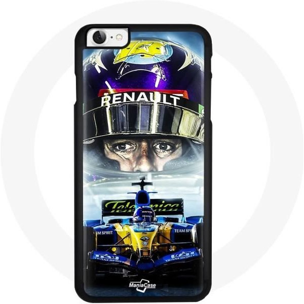 Funda Iphone 8 FóRmula 1 Azul Amarillo Fernando Alonso Renault-image