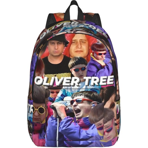 RIP Oliver Tree 1993-2026 Mochila Para Hombres Mujeres Genial Estudiante Negocios Mochila Diaria Bolso De Hombro Para PortáTil Duradero 14 Inches-image