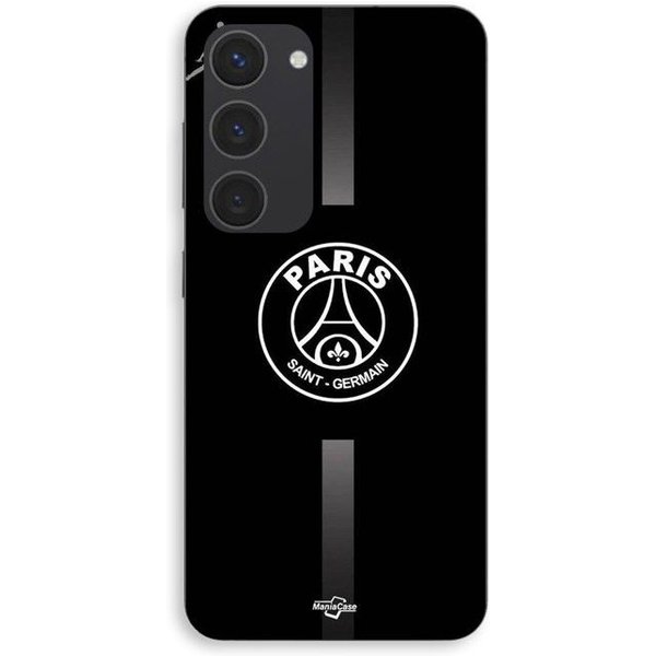 Etui Na Telefon - Maniacase - Samsung Galaxy S23 - Silikonowe - MięKkie - Logo PSG Jordan Szary Czarny-image