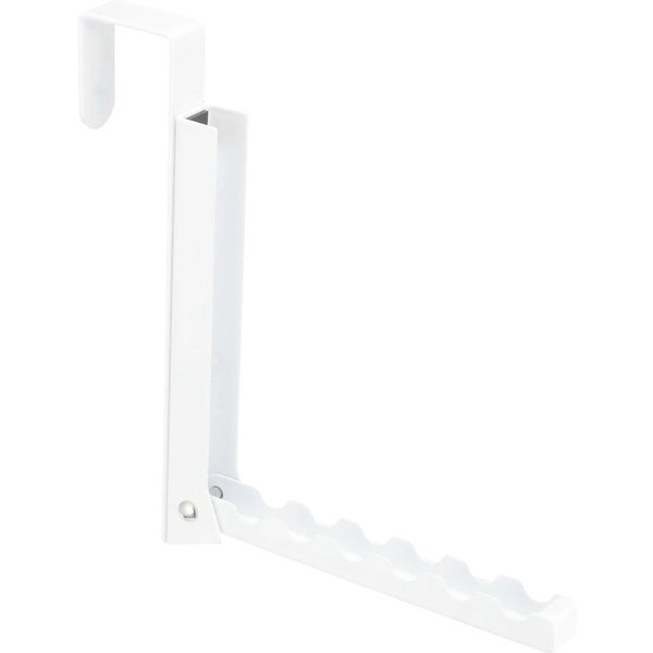 Colgador De Ropa Para Puerta Blanco Plegable Ahorro De Espacio Metal Colgador De Ropa Para Puerta Para Abrigo-image