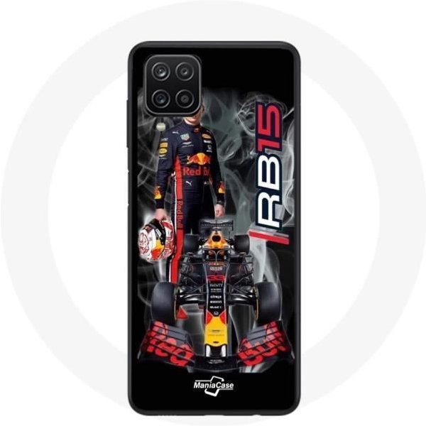 Funda - Maniacase - Samsung Galaxy A12 - FóRmula 1 Max Verstappen - Flexible - Negro Negro-image