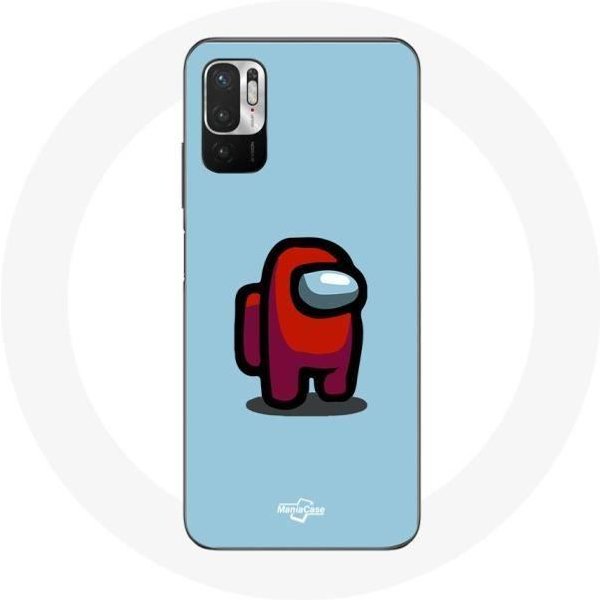 Funda - Xiaomi - Redmi Note 10 5G - Flexible - Azul - DiseñO Among Us Azul-image