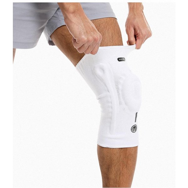 Rodilleras Deportivas Transpirables Correr Baloncesto Cuerda Para Saltar MontañIsmo Hombres Mujeres Rodilla Resorte Silicona Tejido Alta Calidad W17839WW--image