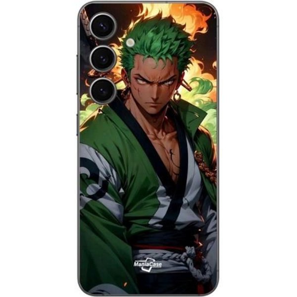 Coque Samsung Galaxy S24 One Piece Zoro Manga Anime 3D Art Maniacase-image