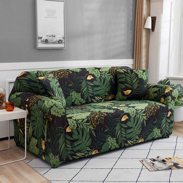 Funda De Sofá Estampada, EláStica, Para SofáS Y Sillones De Dos Plazas, Lavable, Para Mascotas Y NiñOs 1Pc1-Seat 90-140Cm-image