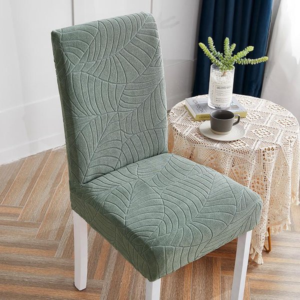 Funda Para Silla De Jacquard, Funda EláStica Para Silla De Comedor, Funda EláStica De Licra Para Silla De Cocina-image